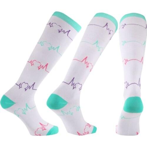 Compression Stockings Medical Nursing Stockings Running Basketball Football Socks Fit For Nurses Shin Splints Flight Travel