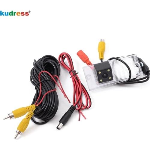 For KIA Sportage 2005 2006 2007 2008 2009 Car Rear View Camera Backup Reverse Rearview Parking Camera CCD Night Vision 4LED