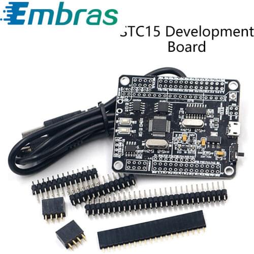 1Pcs STC8A8K64S4A12 development board MCU development board 51 system board competition board STC15 upgrade learning board