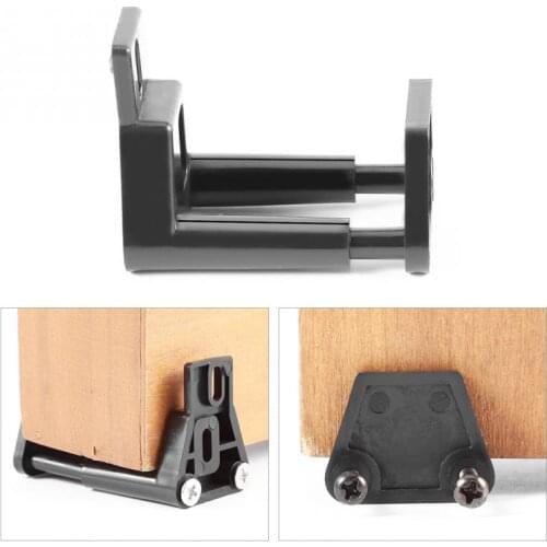 Adjustable Sliding Slides Floor Guide Barn Door Bottom Floor Guide Sliding W/ Screws Wall Mount Roller Sliding Door Fittings