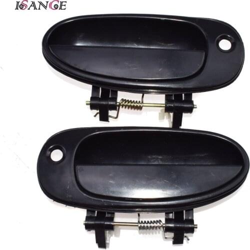 ISANCE Outside Door Handle Front Left Right 2 PCS 0K2A172410 / OK159410 For 1998-2001 KIA Sephia