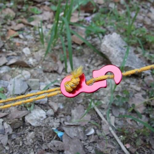 10pcs Tent Cord Tensioner Tent Rope Adjuster Guyline Tensioner for Camping Tent Shelter Canopy Anwing Tarp Durable Accessories