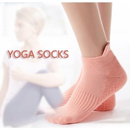 Yoga Socks Quick-dry Non-slip Floor Socks Breathable Cotton Dance Ballet Fitness Non-slip Pilates Ballet Socks Sports Accessorie