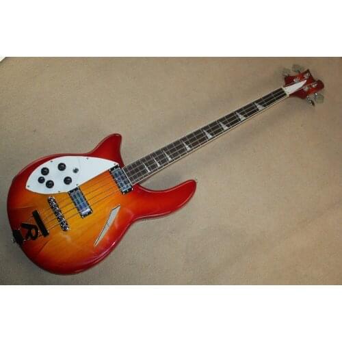 2018 new + factory + left handed Rickenback custom electric bass lefty Ricken 4003 bass 325 bass Free Shipping Rick fireglo bass