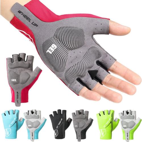 Wheelup Half Finger Mountain Bike Riding Gloves Half Finger short finger gloves colorful bicycle riding gloves motorcycle gloves