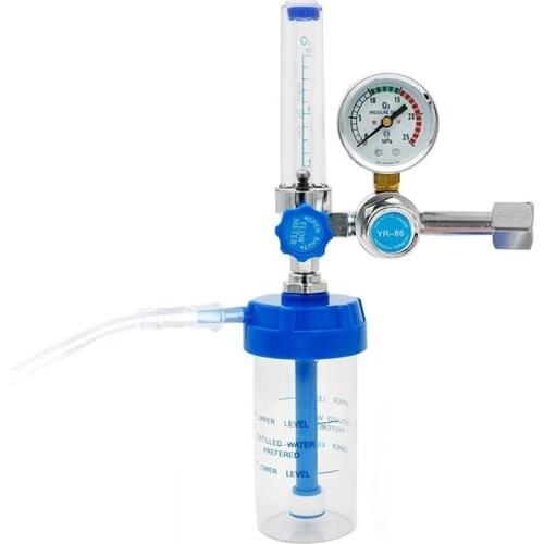 Oxygen Flow Meter Oxygen Flowmeter Pressure Gauge Oxygen Pressure Valve Regulator 0-10L/Min G5/8