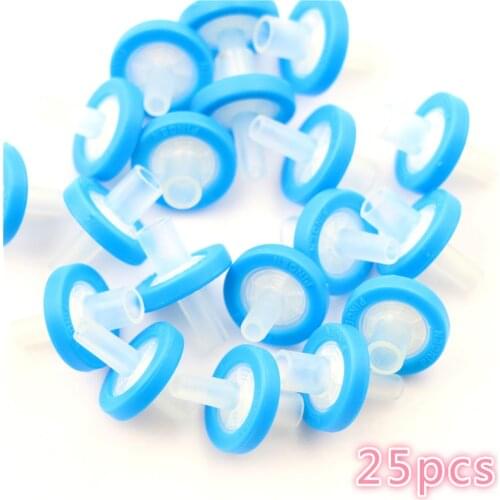 Random Color PES syringe filter 13mm 0.22 Micron (um) ,25pcs/Bag syringe filters
