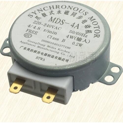 AC 220-240V 4/4.8RPM 4W Synchronous Motor for Microwave Oven MDS-4A