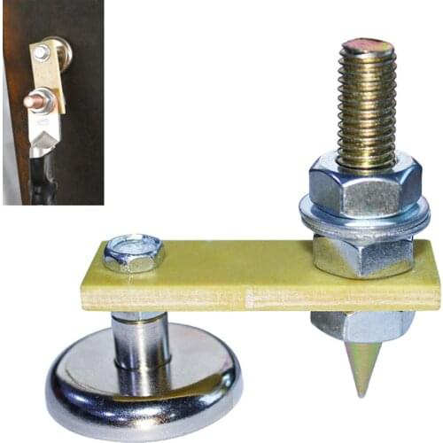 Welding Magnet Head Magnetic Support Clamp Holder Fixture Strong Welder Magnetic Welding Retainer Head Tail Spotter Connector