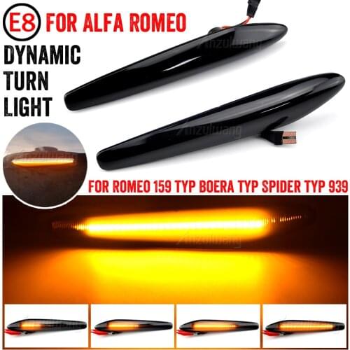 LED Side Fender Dynamic Turn Signal Light Marker Lamp For Alfa Romeo 159 typ 939 2005-2012 Boera typ 939 2005-2012