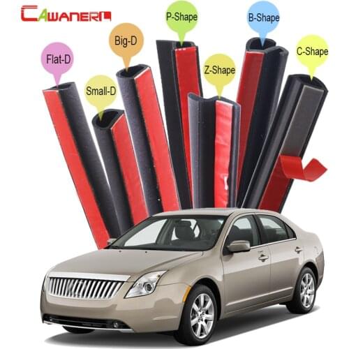 Cawanerl Car Seal Strip Kit Rubber Sealing Seal Edge Trim Weatherstrip For Mercury Grand Marquis Marauder Cougar Milan