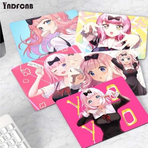 YNDFCNB Anime Kaguya-sama Love Is War Fujiwara Chika Laptop Computer Mousepad for CS GO Top Selling Wholesale Gaming Pad mouse