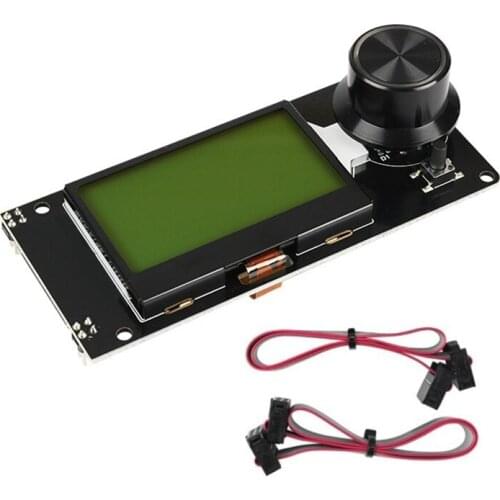 MINI12864 LCD Display Screen 5V For Marlin DIY With SD Card Holder, Print Accessories For Voron V2.4,RGB Backlight White