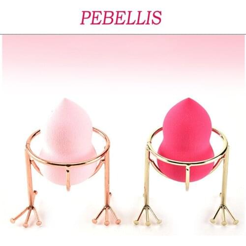 1Pc New 2 Color Makeup Sponge Gourd Powder Puff Rack Egg Powder Puff Bracket Box Organizer Beauty Cosmetic Shelf Holder Tool