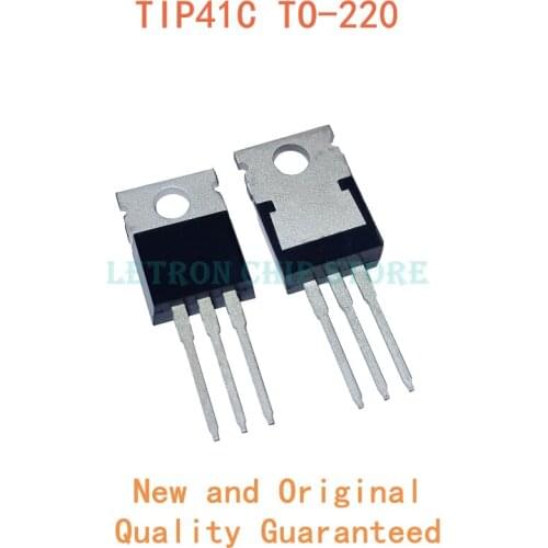 10pcs TIP41C TIP42C each 5pcs Darlington transistor pair tube TO-220 TO220 new original