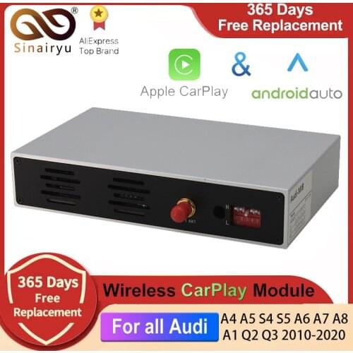 2021 Wireless Apple CarPlay for Audi A1 A3 A4 A5 A6 A7 A8 Q2 Q3 Q5 Q7 MMI Car Play Android Auto Mirror Reverse Camera