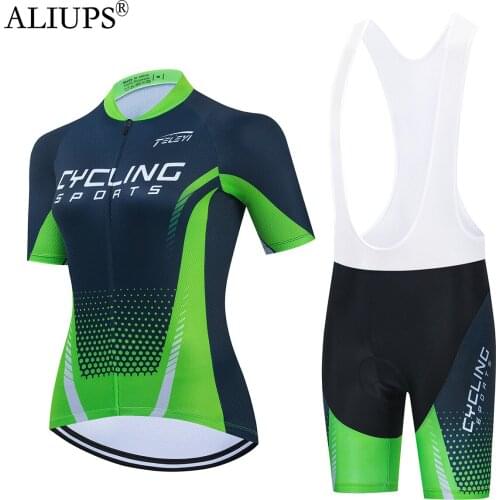 2021 Womens Cycling Clothing Summer Mountain Bike Clothing Pro Team Bicycle Clothes Anti-UV Ropa Ciclismo