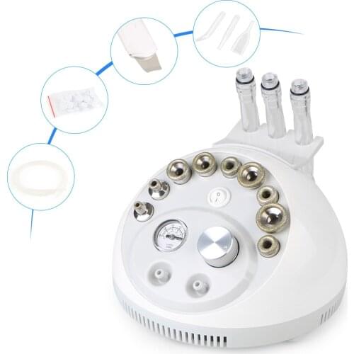 3 In 1 Skin Scrubber Face Deeply Cleaning Vacuum Bleakhead Removal Dermabrasion Machine