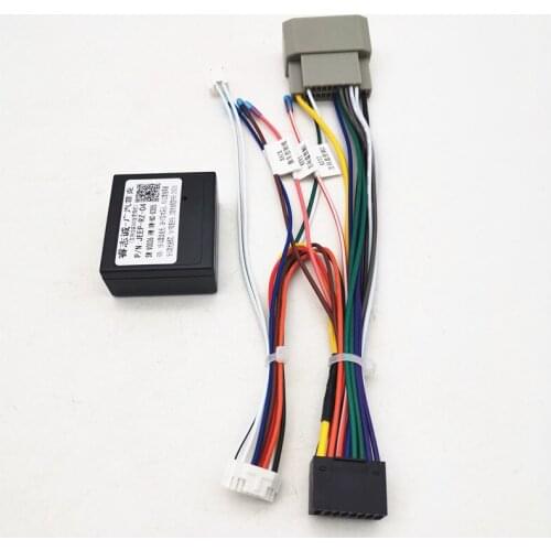 Car 16pin Android Wiring Harness With Canbus For Jeep Wrangler JK (2008–2018) Aftermarket Stereo Installation