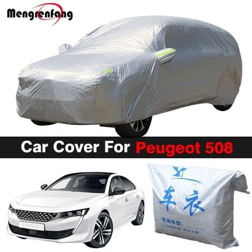 Car Cover Auto Outdoor Anti-UV Sun Shade Rain Snow Dust Resistant Cover For Peugeot 508 SW Sedan