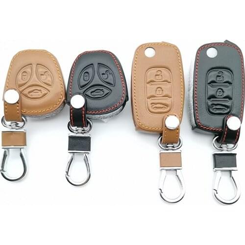 Car leather key case keyboard cover For LADA sport Sedan Priora Kalina Granta Vesta X-Ray X-Ray car keys accessories Key cases