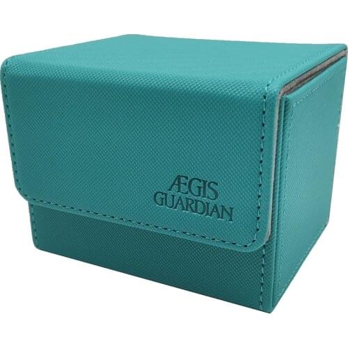 AEGIS GUARDIAN Premium 100+ Card Box For Trading Card Game TCG Deck Case: Sky Blue