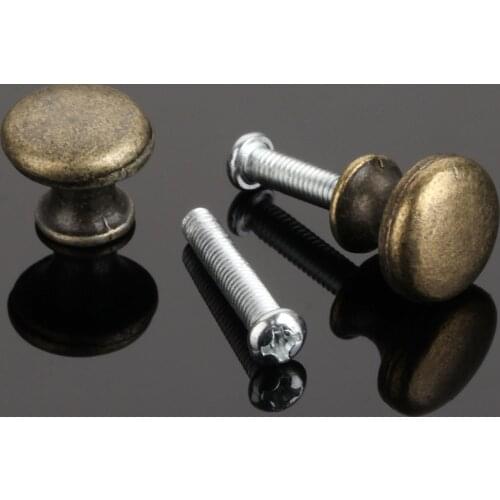 2Pcs Decorative Mini Jewelry Box Drawer Cabinet Door Pull Knob Furniture Handle Cupboard Handle Furniture Hardware with Screws