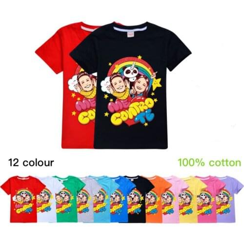 Children Short Sleeve T-Shirt Cotton Baby Boy T Shirt Kid TShirt Cartoon Me Contro Te Print Summer Girl Top Tee Children Clothes