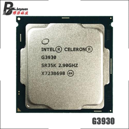 Intel Celeron G3930 2.9 GHz Dual-Core Dual-Thread CPU Processor 2M 51W LGA 1151
