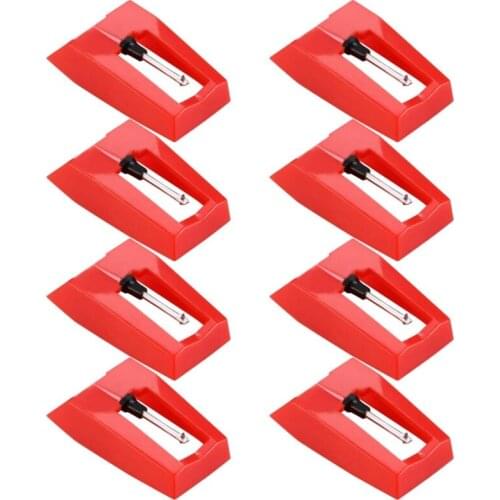 8 Pcs Record Player Needle Turntable Diamond Replacement Stylus Needles for Vinyl Record Player