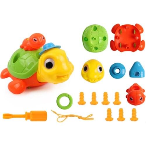 Puzzle DIY Assembly Toy For Children Cute Animal Modeling Detachable Intelligence Development Early Learning Toy For Babies