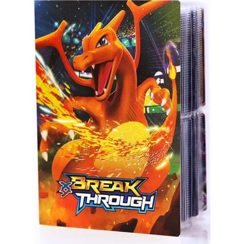 2021 New Style Hot Sale Pokemon 240 Alubm Game Card Collection Card Book Anime Series Toys Childrens Gifts Vol.8 Anime Map Kid