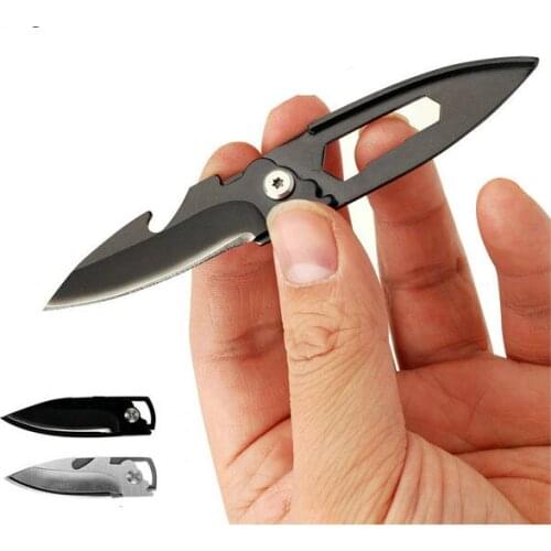 EDC Kit Outdoor Folding Keyboard Multifunctional Tool Bottle Opener keychain multi tool survival camping hiking gear hunting