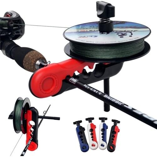 Hot Portable Fishing Line Reels Fishing Line Winder Lightweight Sturdy Winding Device Detachable Fishing Accessory Tool