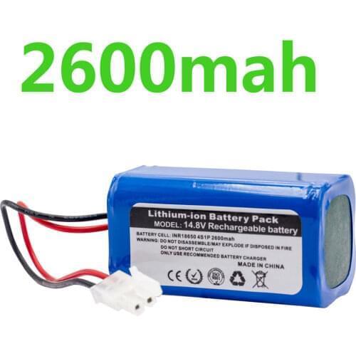 14.8V 2600mAH 3200mAH lithium battery for ILIFE V7 V7s A6 A4 A4s Plus Robot Vacuum Cleaner ILife 4S 1P full capacity