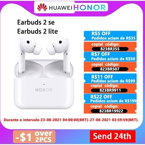 Honor Earbuds 2 Se/ Earbuds 2 Lite TWS Earphone Wireless Bluetooth Noise Cancellation 32 Hour Battery life For Honor 50 Pro SE