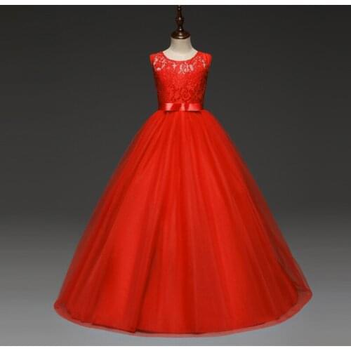 Baby Girls Party Dress Girl Long Evening Dress For Wedding Ceremony Children Kids Dresses For Teen Girls Clothes 10 12 14 Years