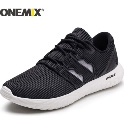 ONEMIX Summer Sneakers Women Running Shoes Breathable Mesh Light Comfortable Flexible Durable EVA Outsole Men Sneakers EU35-46
