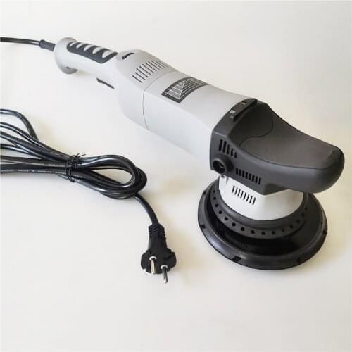 21mm Dual Action Polisher with and 6" backing pads and 6" foam polishing pads for cutting,polishing,finishing