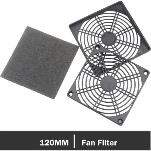 5Pieces Gdstime Dustproof Dust Filter Guard Grill Cover for 120mm PC Case Fan