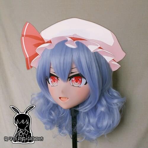 RB305)Quality Handmade Female Resin Cosplay Japanese Role Play Anime Kigurumi Mask Crossdresser Doll Transgender Mask
