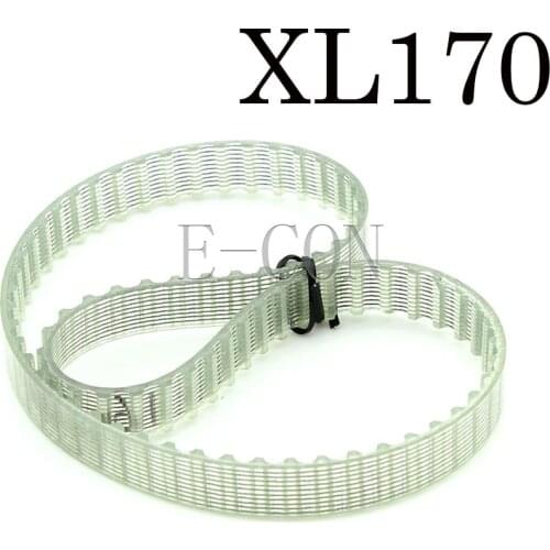 1pcs 170XL Timing Belt L039 85Teeth Width 0.39inch(10mm) with White Prusa Mendel Cords PU XL Positive Drive Pulley for Motor