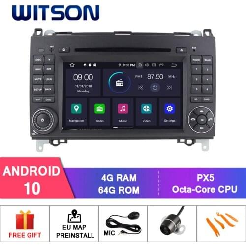 WITSON Android 10.0 IPS HD Screen For MERCEDES-BENZ A/B CLASS CAR DVD 4GB RAM+64GB FLASH 8 Octa Core+DVR/WIFI+DSP+DAB+OBD