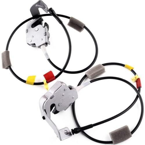1Pair 85 cm Car Rear Door Upper Latch Lock Assembly with Cable Fit for Ford F-150 Heritage F-250 6L3Z-18264A27-A 6L3Z-18264A26-A
