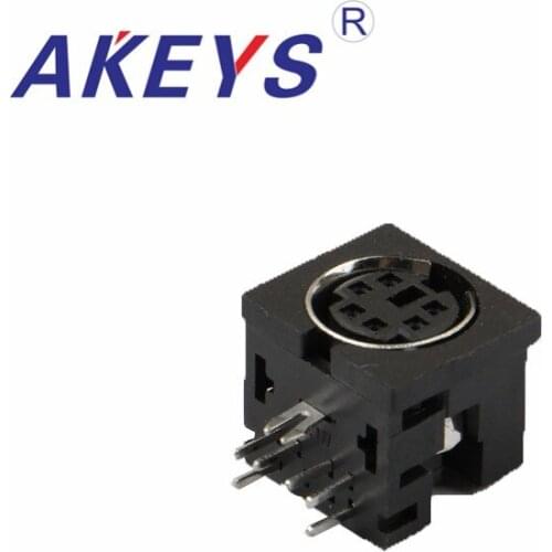 5PCS MDC-6-01 DIN Female Jack Cable Connector adapter 6 Pin plug panel mount solder S Terminal