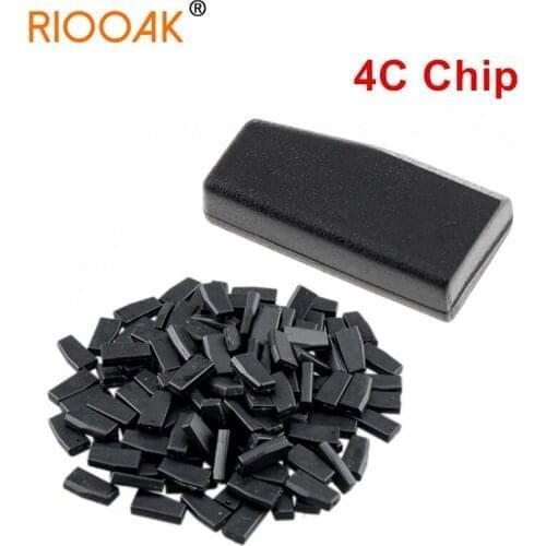 50pcs Car Key Chips ID 4C Transponder Blank Carbon Not Coded ID4C Chip For Toyota Camry Prado Corolla Crown Ford 2005-2011 ID4C