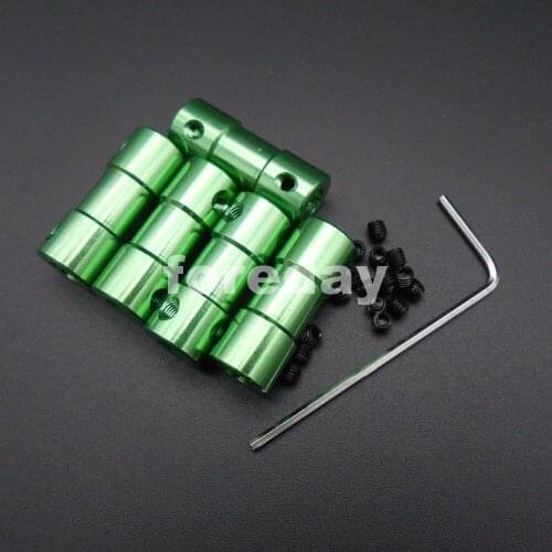 100PCS Aluminum Green 2.3-3mm Shaft Motor Flexible Coupling Coupler Length: 25mm dia. 10mm+20 Spanner wrench 2.3-3 *FD478X100+20