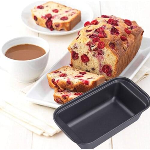 Non Stick Loaf Bread Pan Bakeware Carbon Steel Rectangle Deep Plate Tray Cake Mold Baking Tools