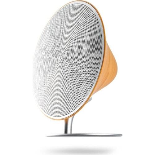 Retro Wood Wireless Bluetooth Speaker Home Theater Multi-function Desktop Subwoofer 3D Stereo Speakers Support NFC Touch Surface