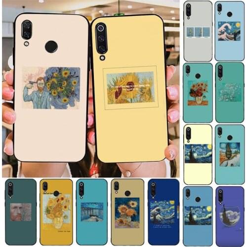 YNDFCNB Vincent Van Gogh Starry Night Phone Cover For Redmi note 8Pro 8T 6Pro 6A 9 Redmi 8 7 7A note 5 5A note 7 case